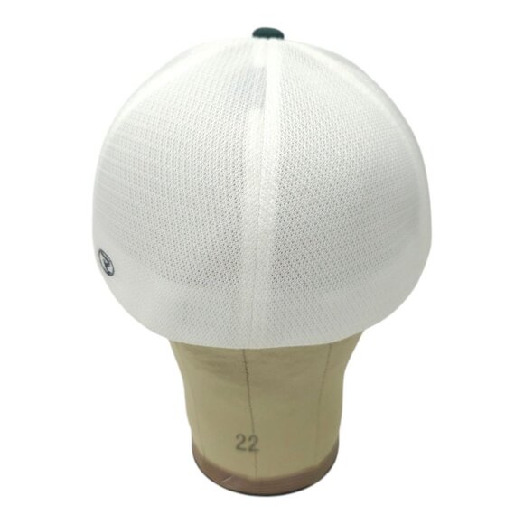 New Deal Lions L/XL Cap Back Mesh Embroidered Logo Flex Fit Trucker Baseball Hat - Picture 4 of 14